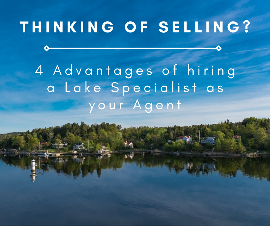 selling lake homes with a Realtor